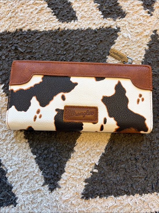Wrangler Handbags - Wrangler Cow Print Wallet